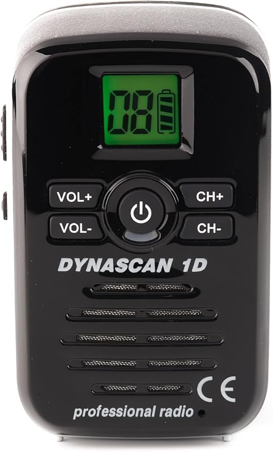 Walkie-talkie DynaScan 1D compacto