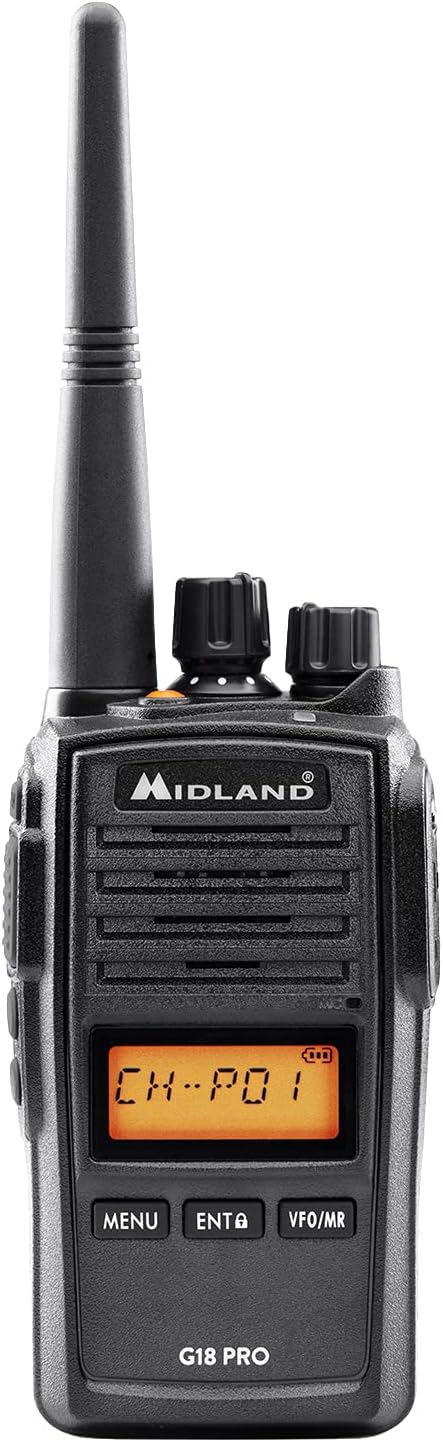 Walkie profesional Midland G18 PRO con resistencia IP67