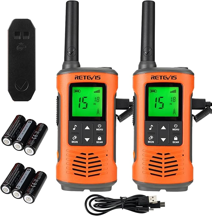 Walkie Retevis RT45P impermeable para aventuras outdoor